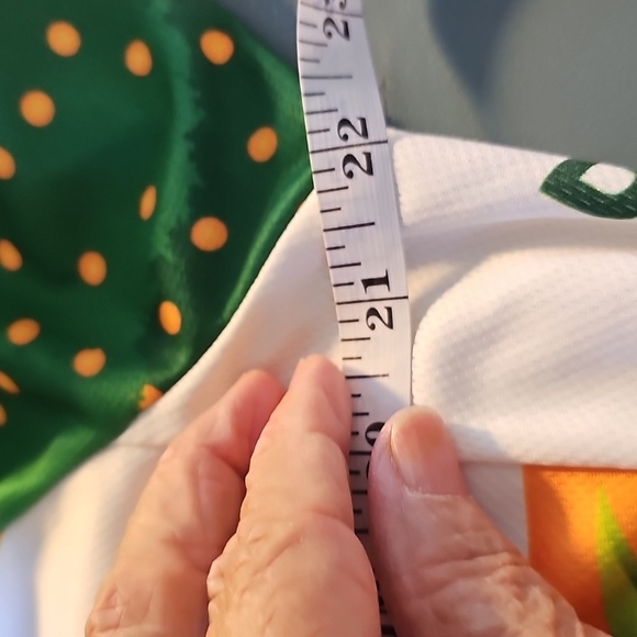 Bike Florida Men's Cycling Jersey - Green and Orange - Picture 12 of 13